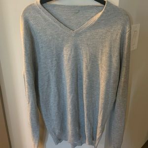 Men’s J Crew tan/beige v-neck sweater